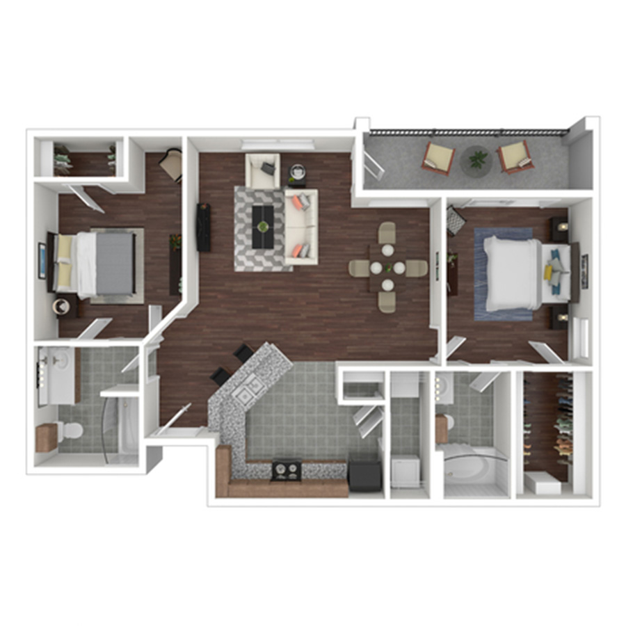 B2 Renovated floorplan layout