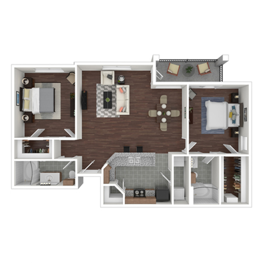 B3 Renovated floorplan layout