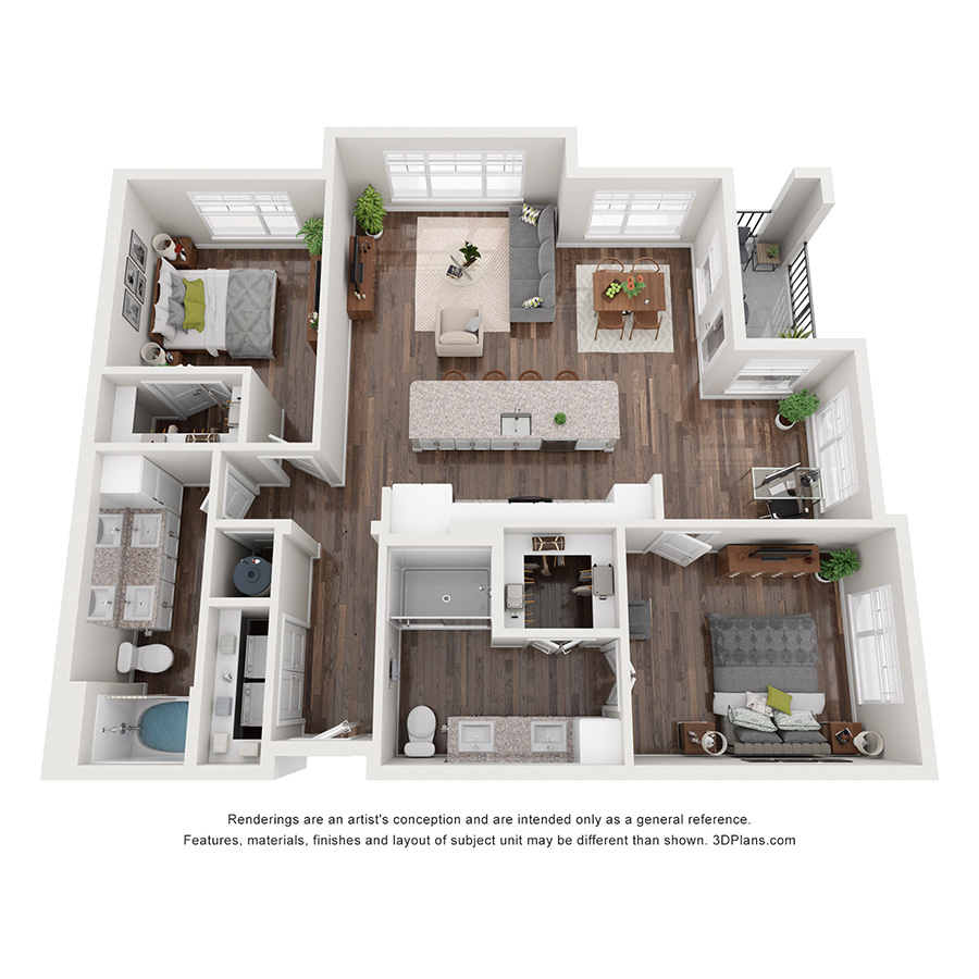 B3 floorplan layout