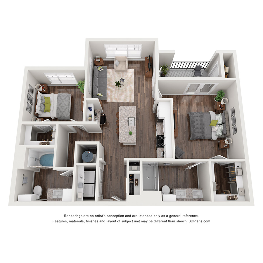 B2 floorplan layout