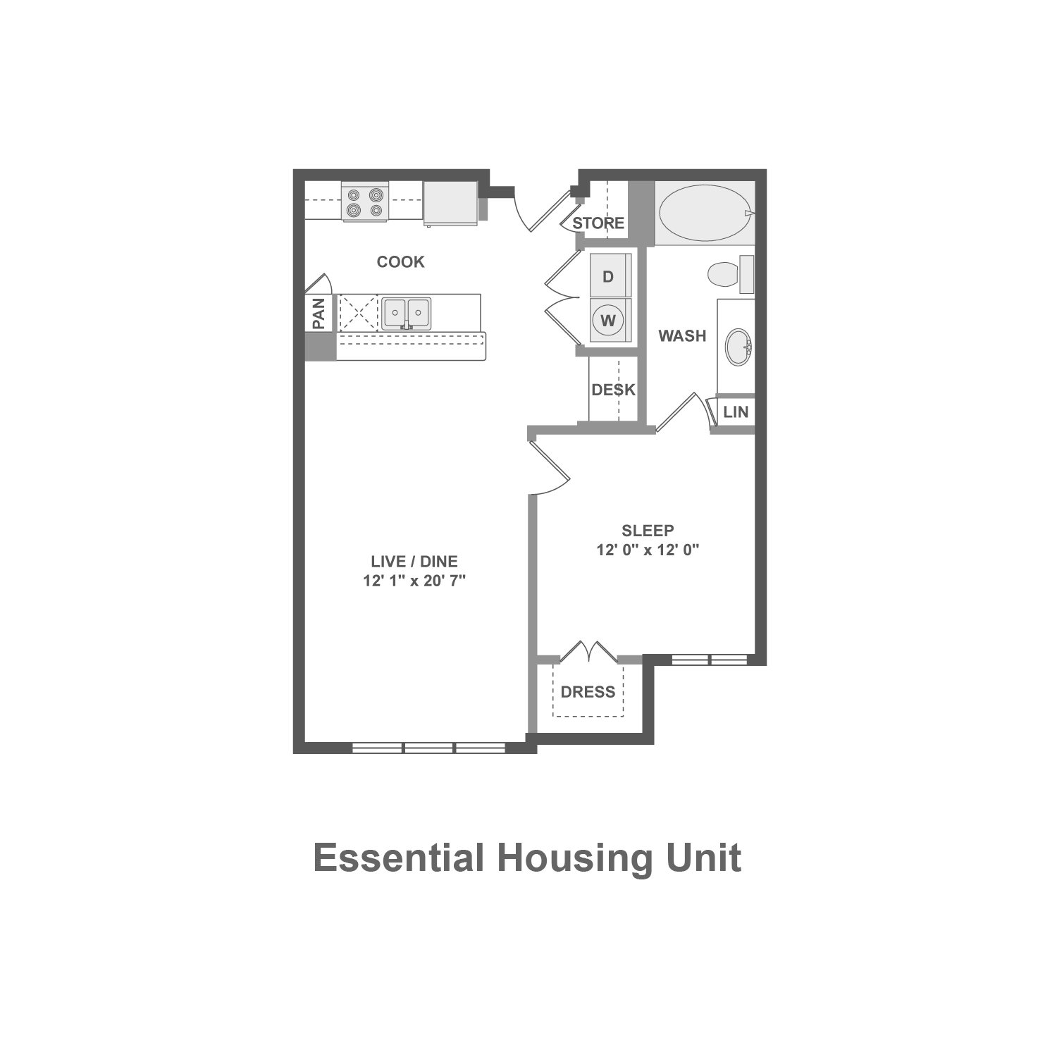 A2.P6 floorplan layout
