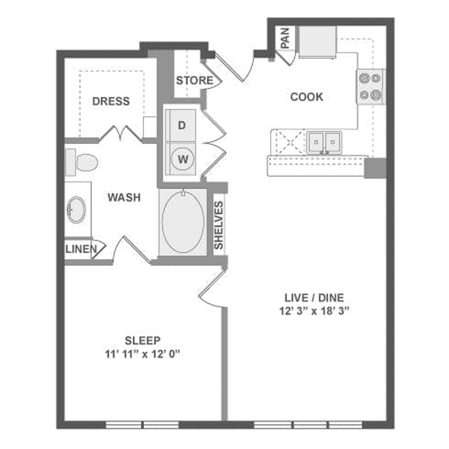 A2 floorplan layout