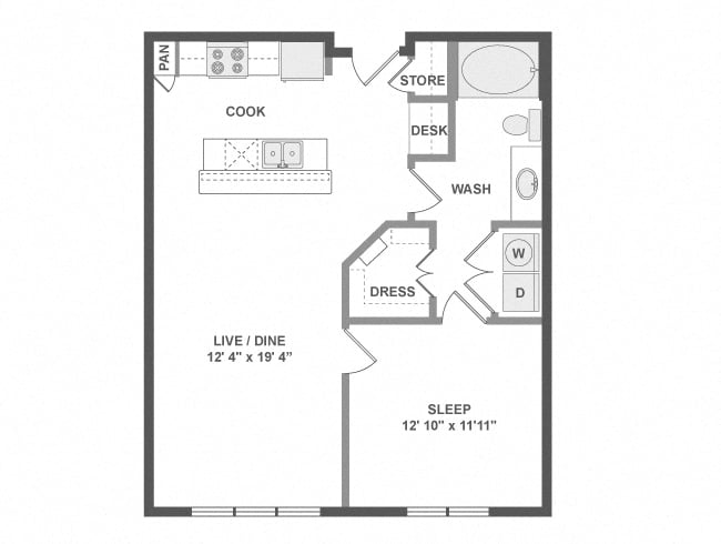A4 floorplan layout