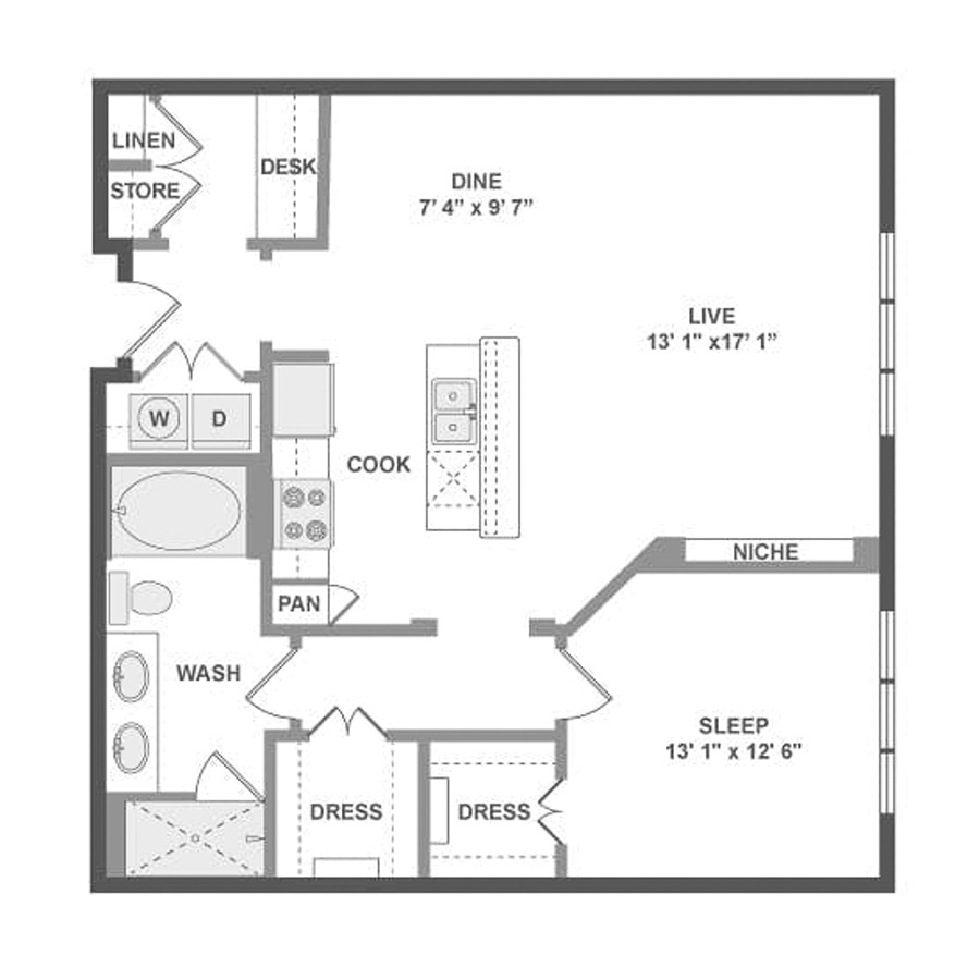 A5a floorplan layout