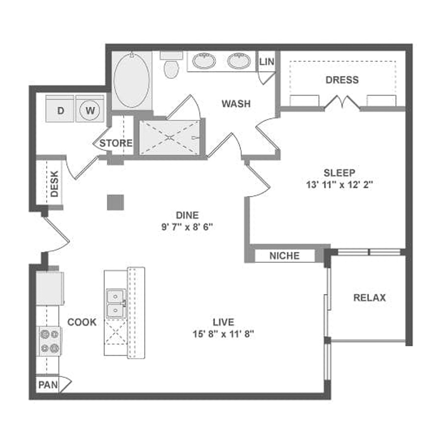 A4b floorplan layout