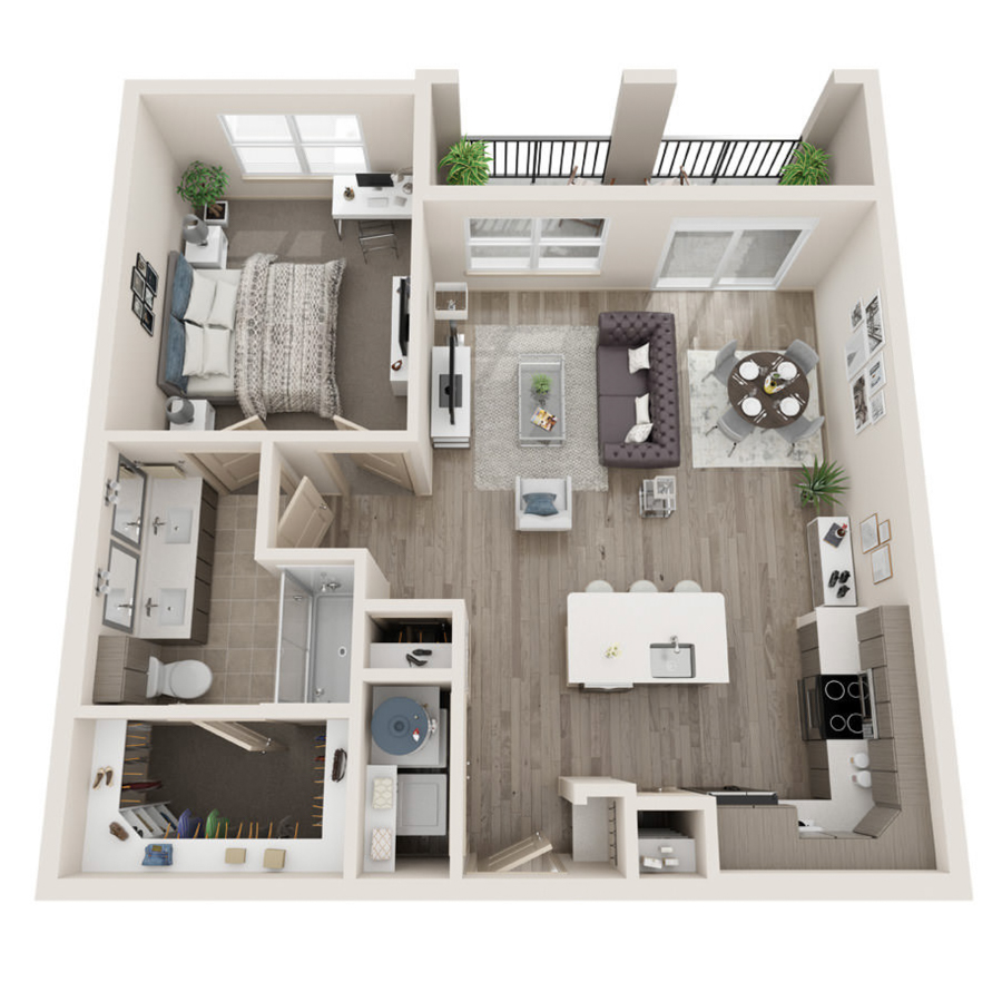 B-A2 floorplan layout