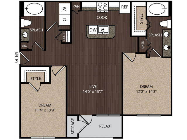 C2 floorplan layout