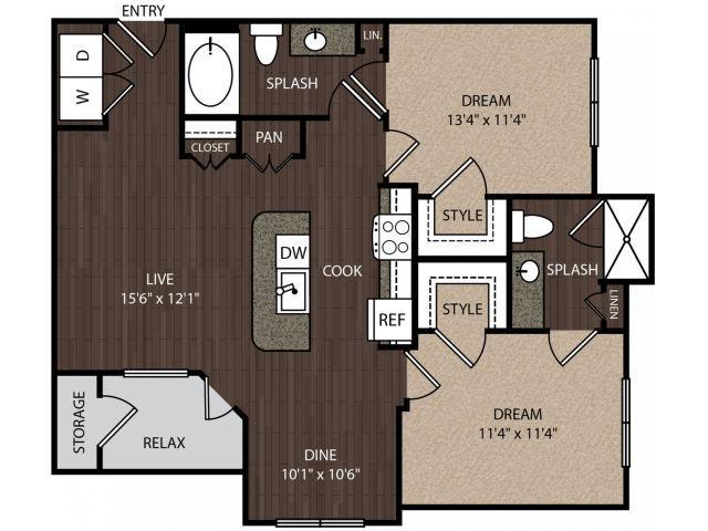 C1 floorplan layout