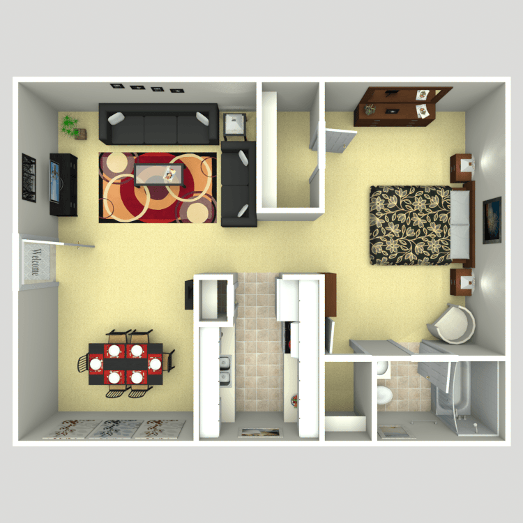 Plan A floorplan layout