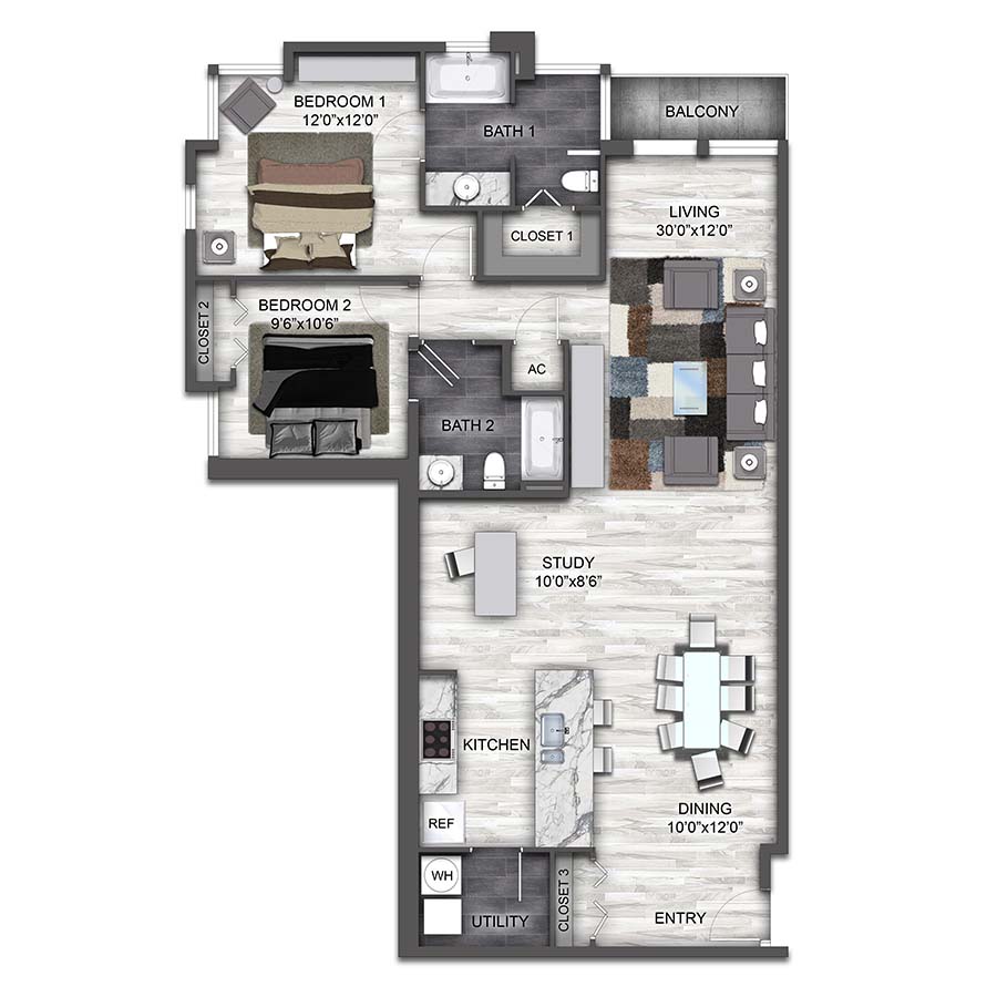 B6 floorplan layout