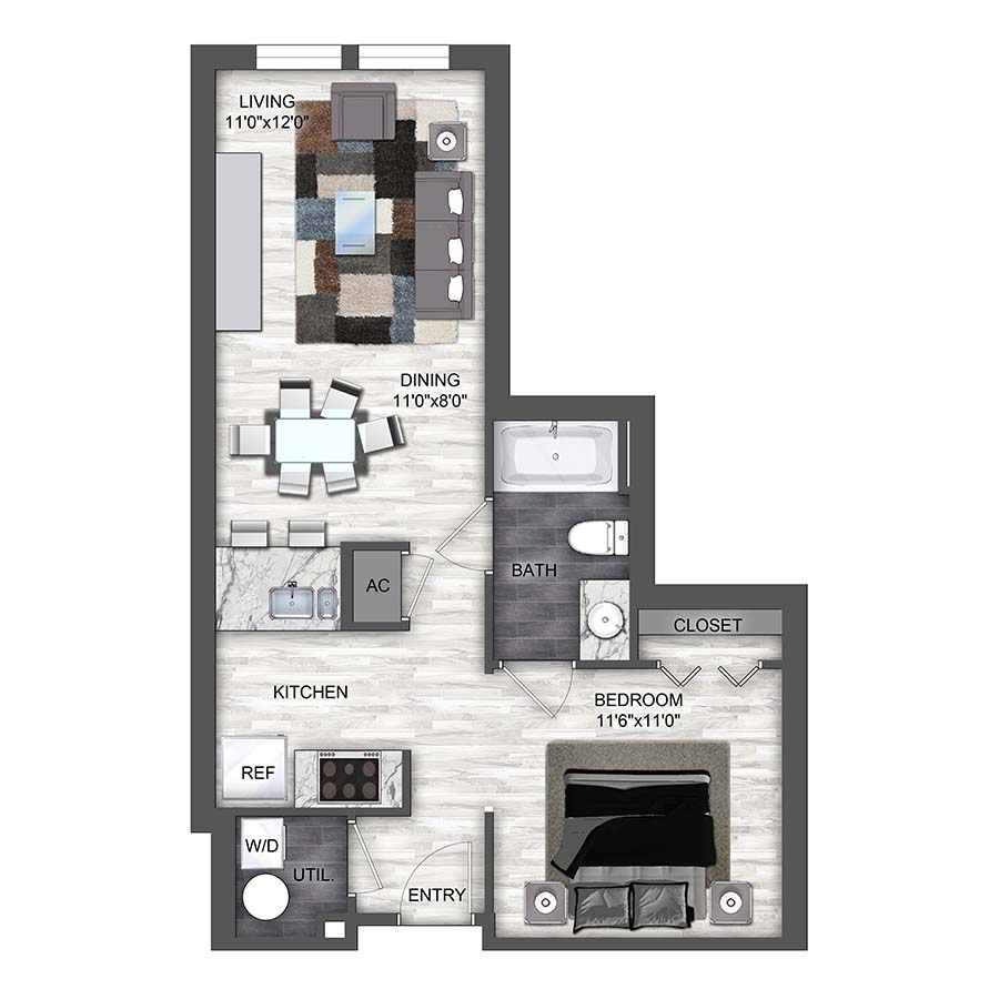 A2 floorplan layout