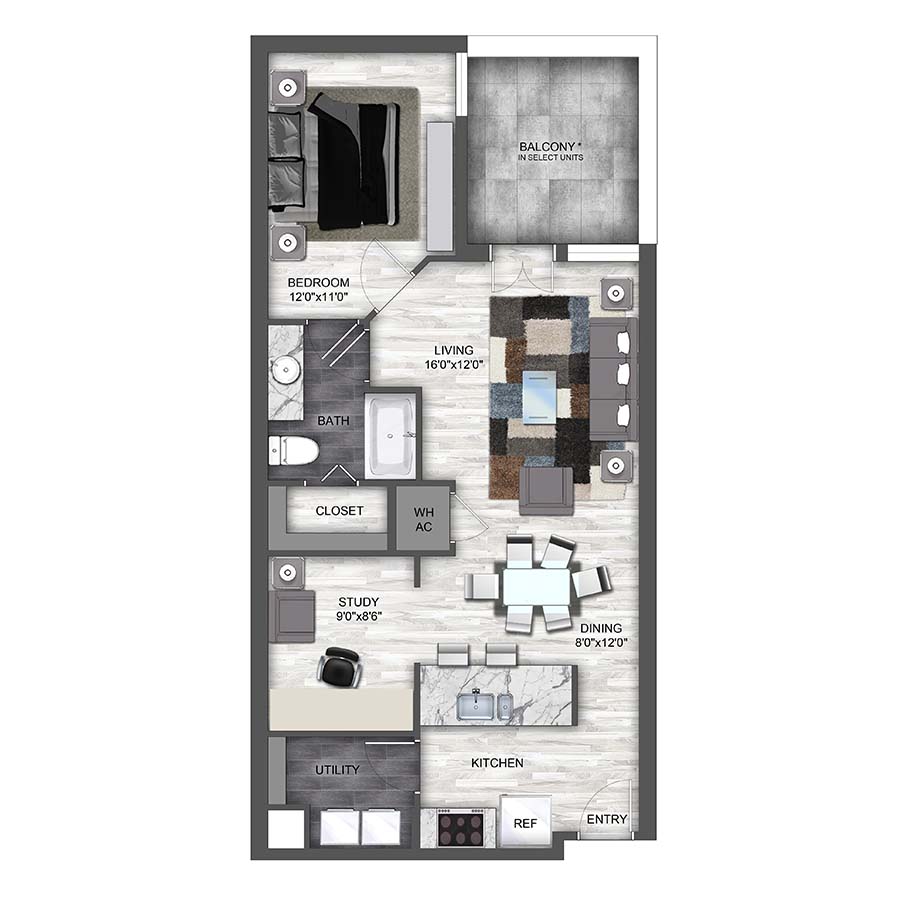 A8 floorplan layout