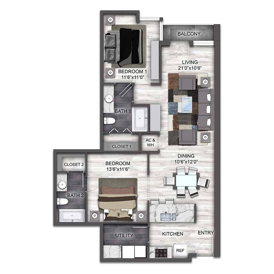B3 floorplan layout
