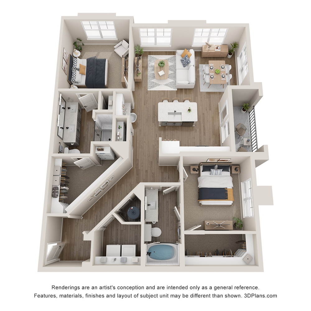 B2A floorplan layout