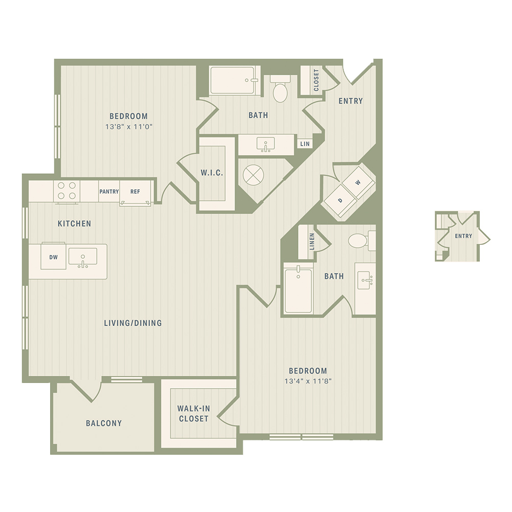 B2B floorplan layout