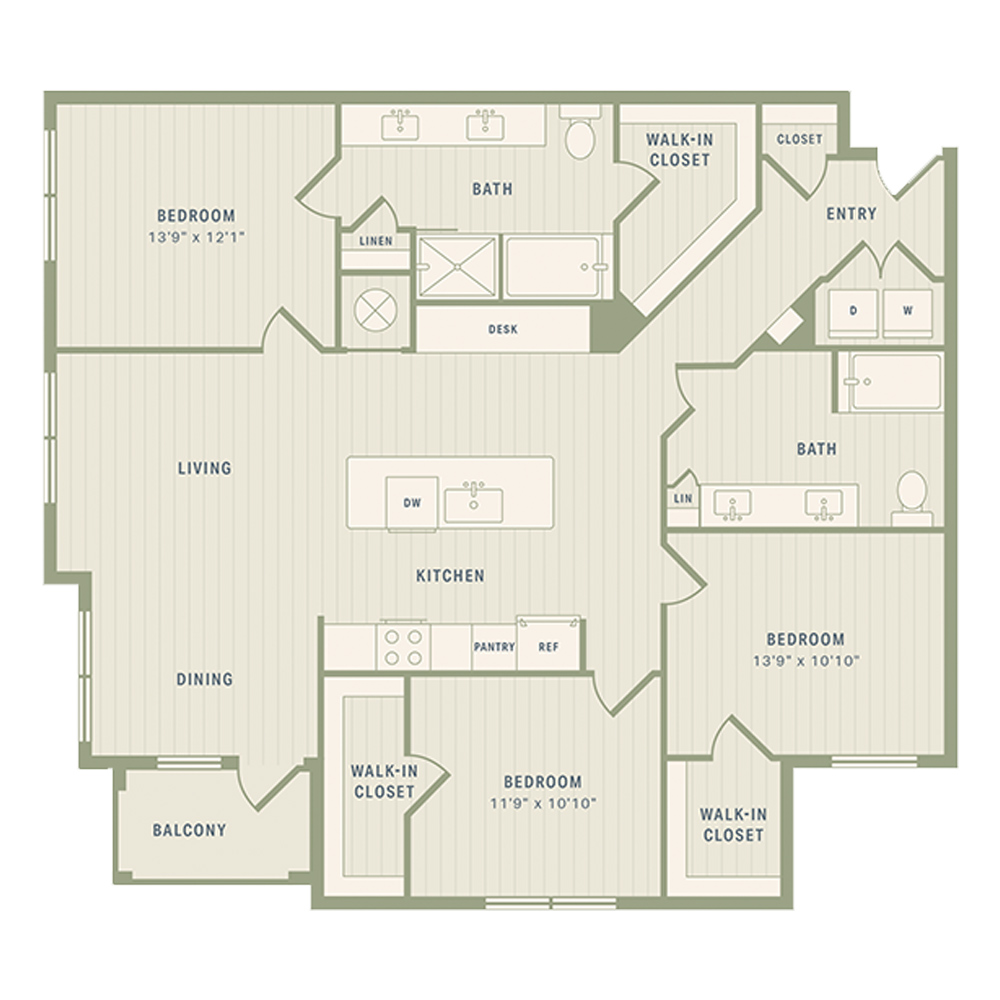 C1HC floorplan layout