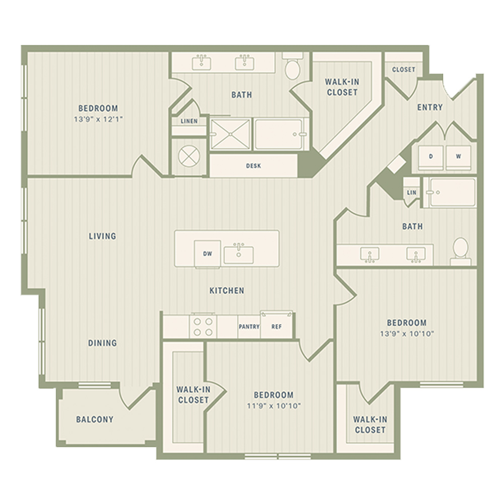 C1 floorplan layout