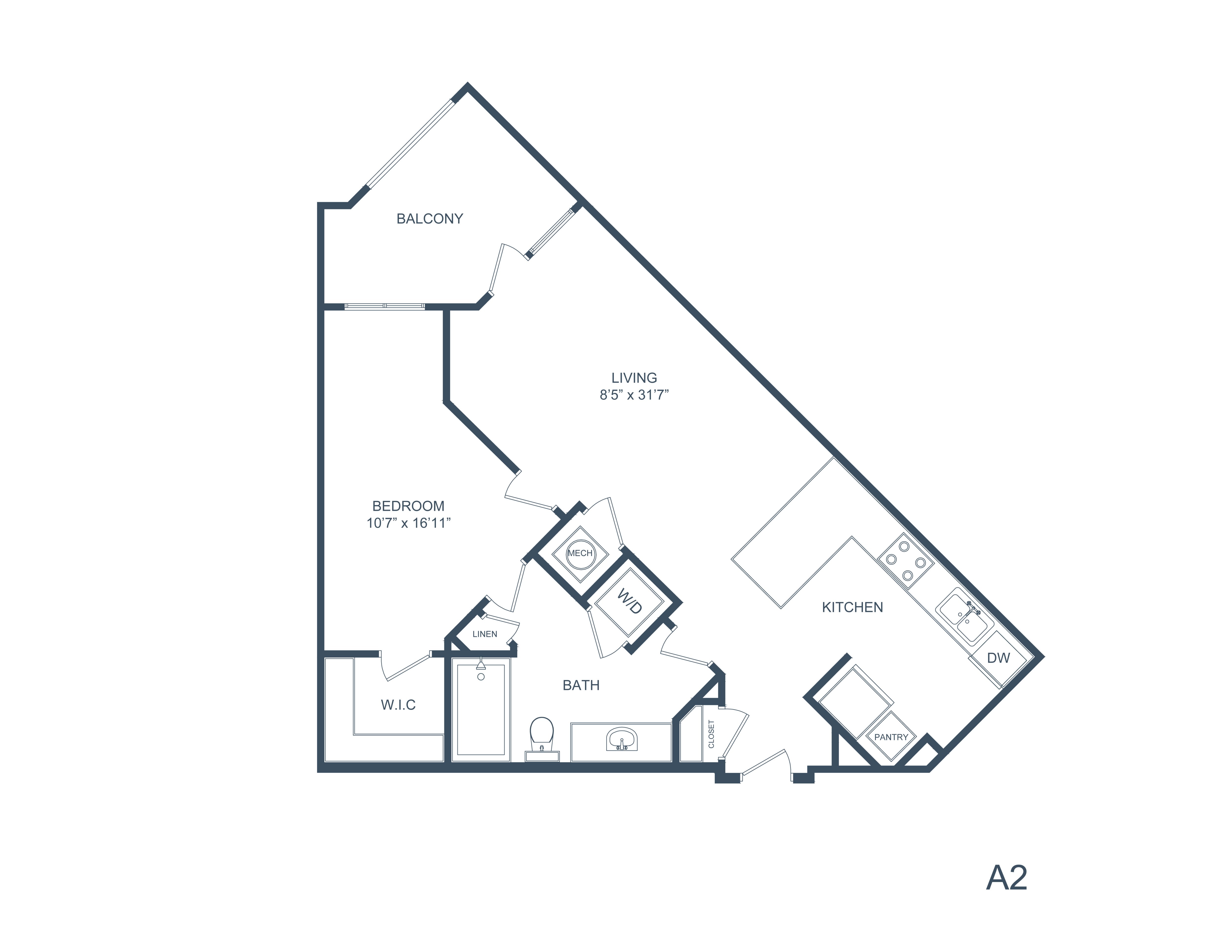 A2 floorplan layout
