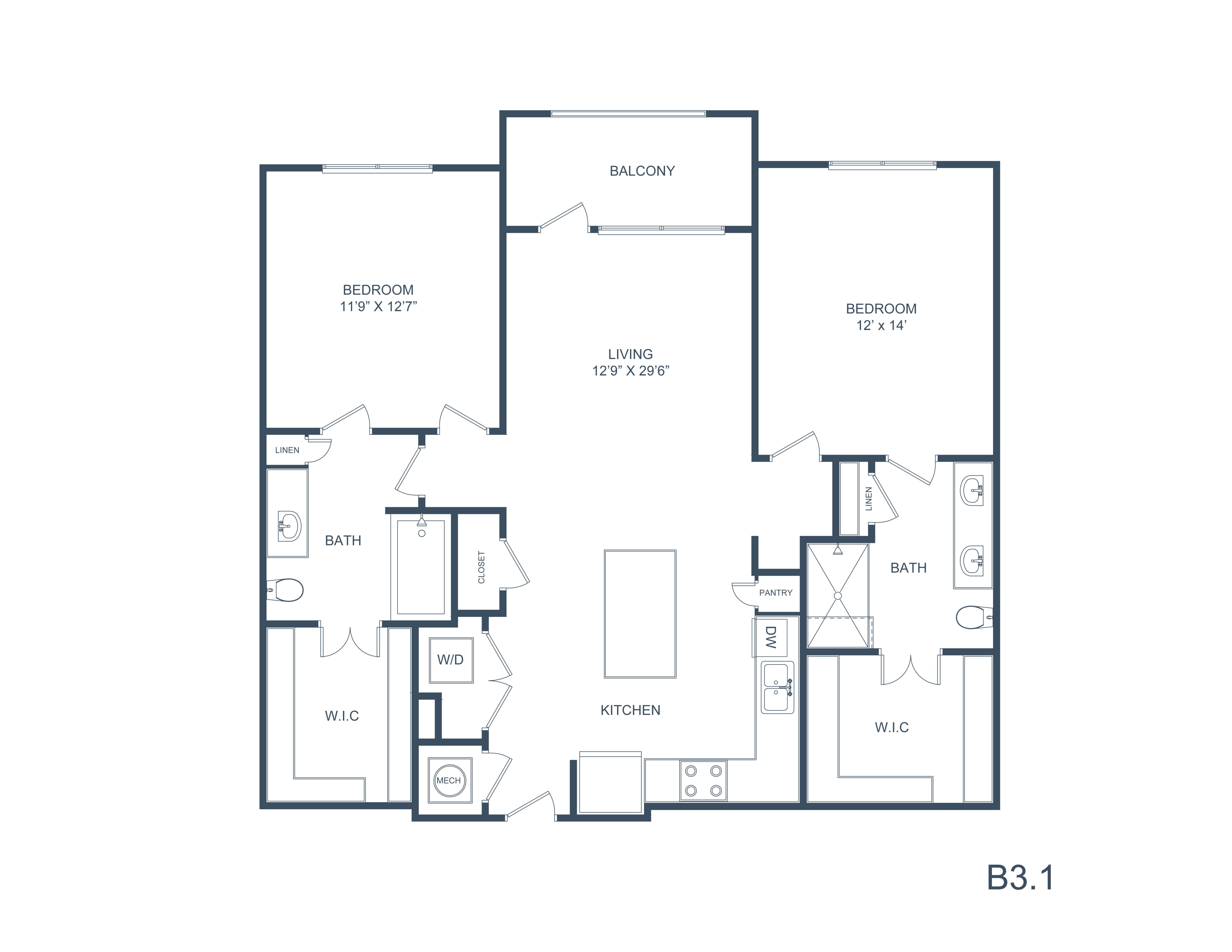 B3.1 floorplan layout