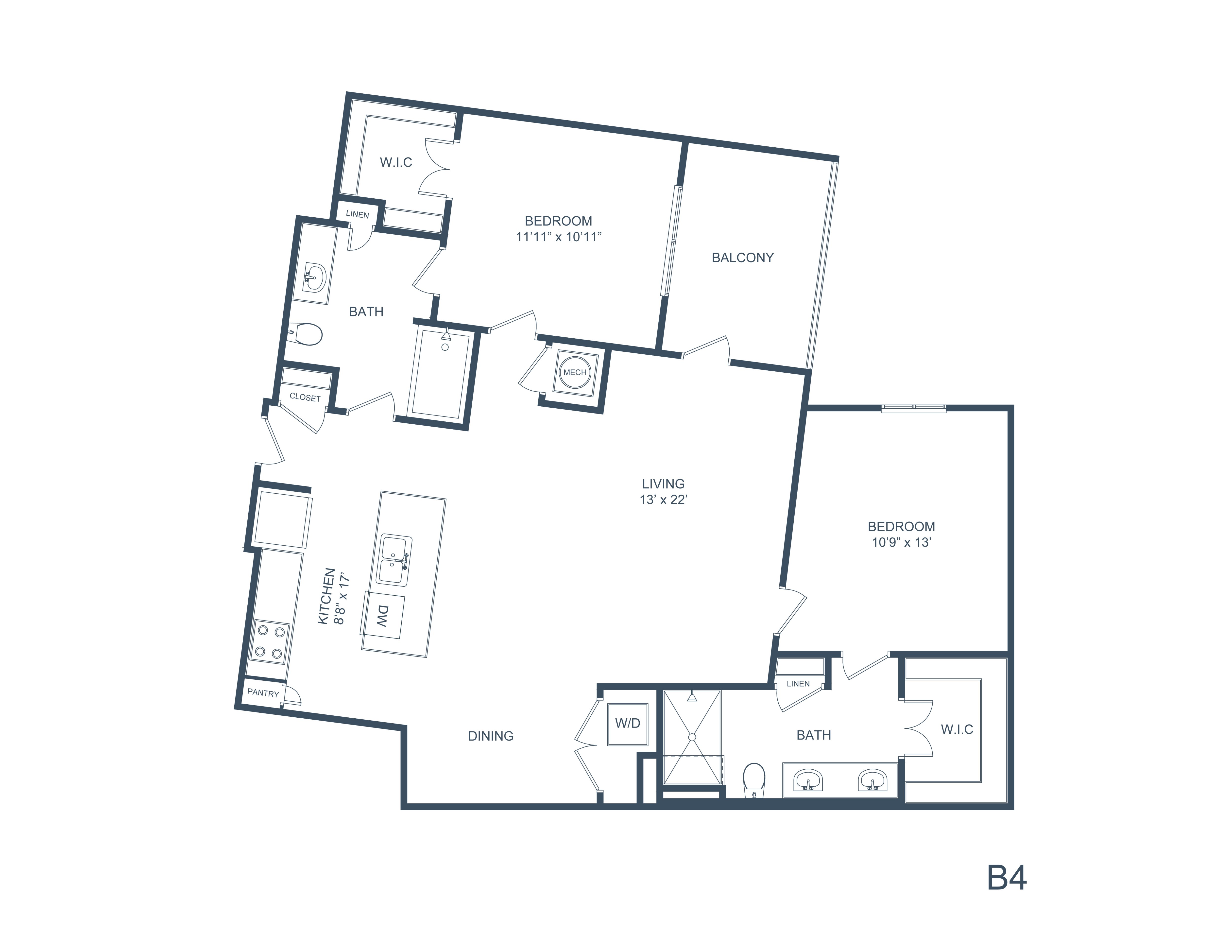 B4 floorplan layout