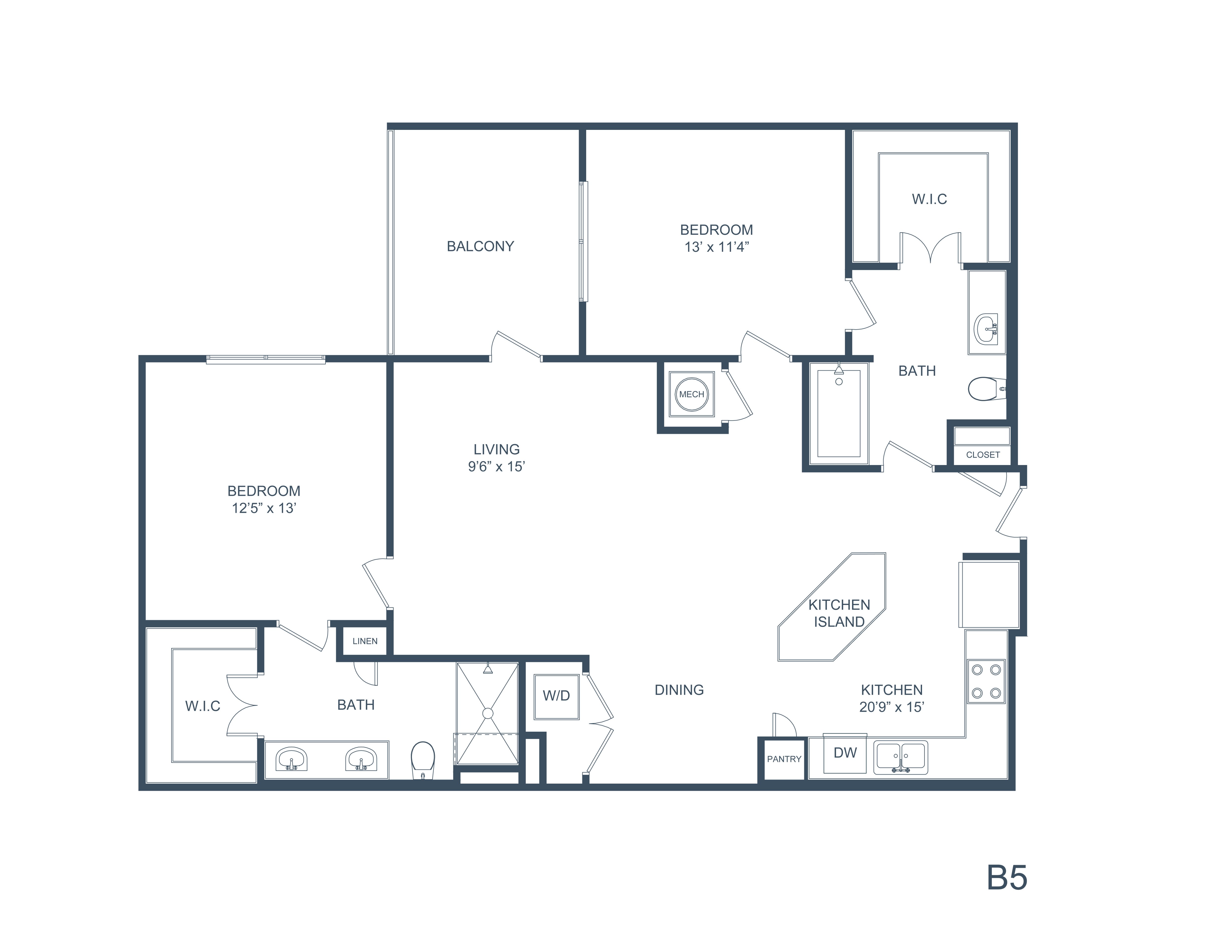 B5 floorplan layout