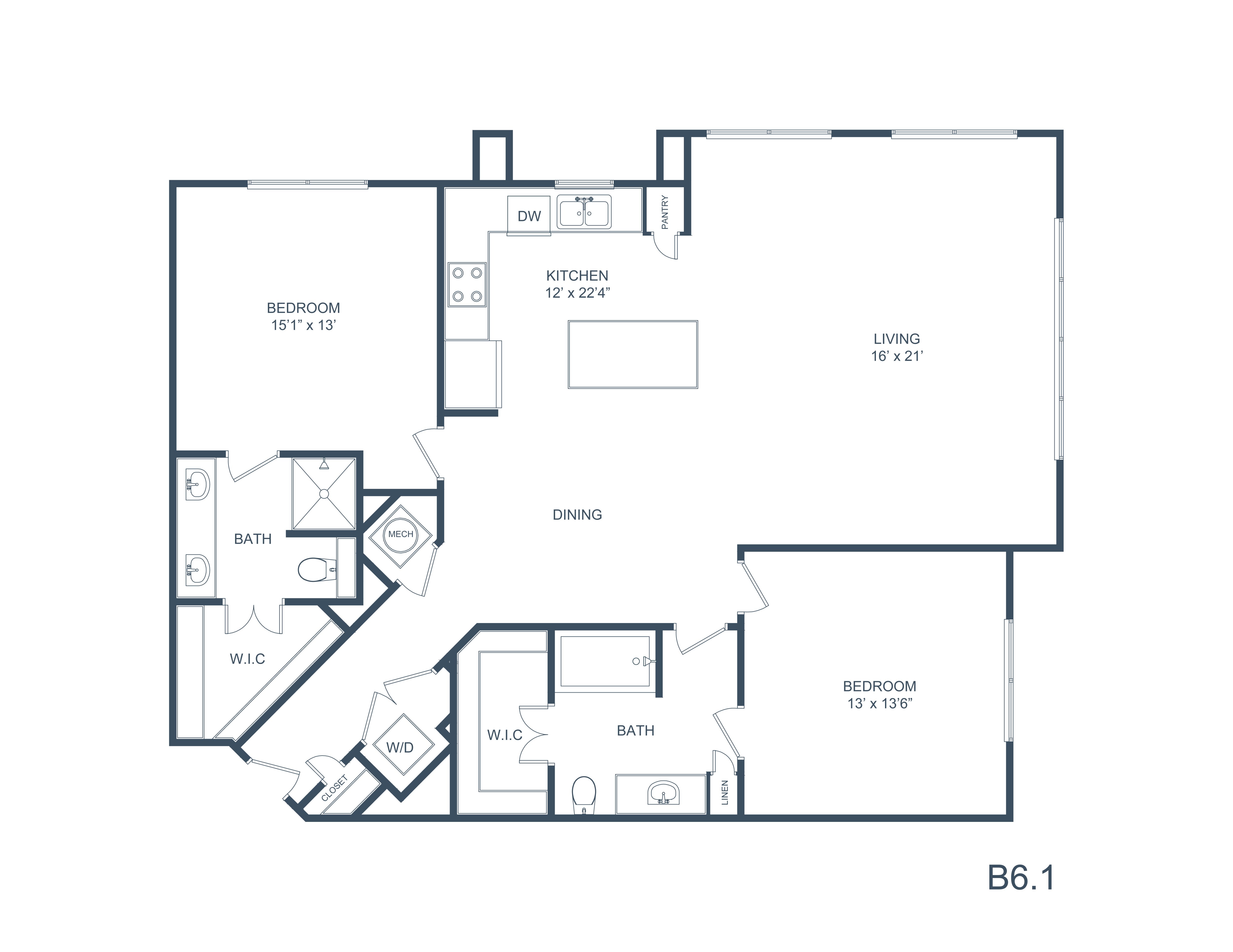 B6.1 floorplan layout