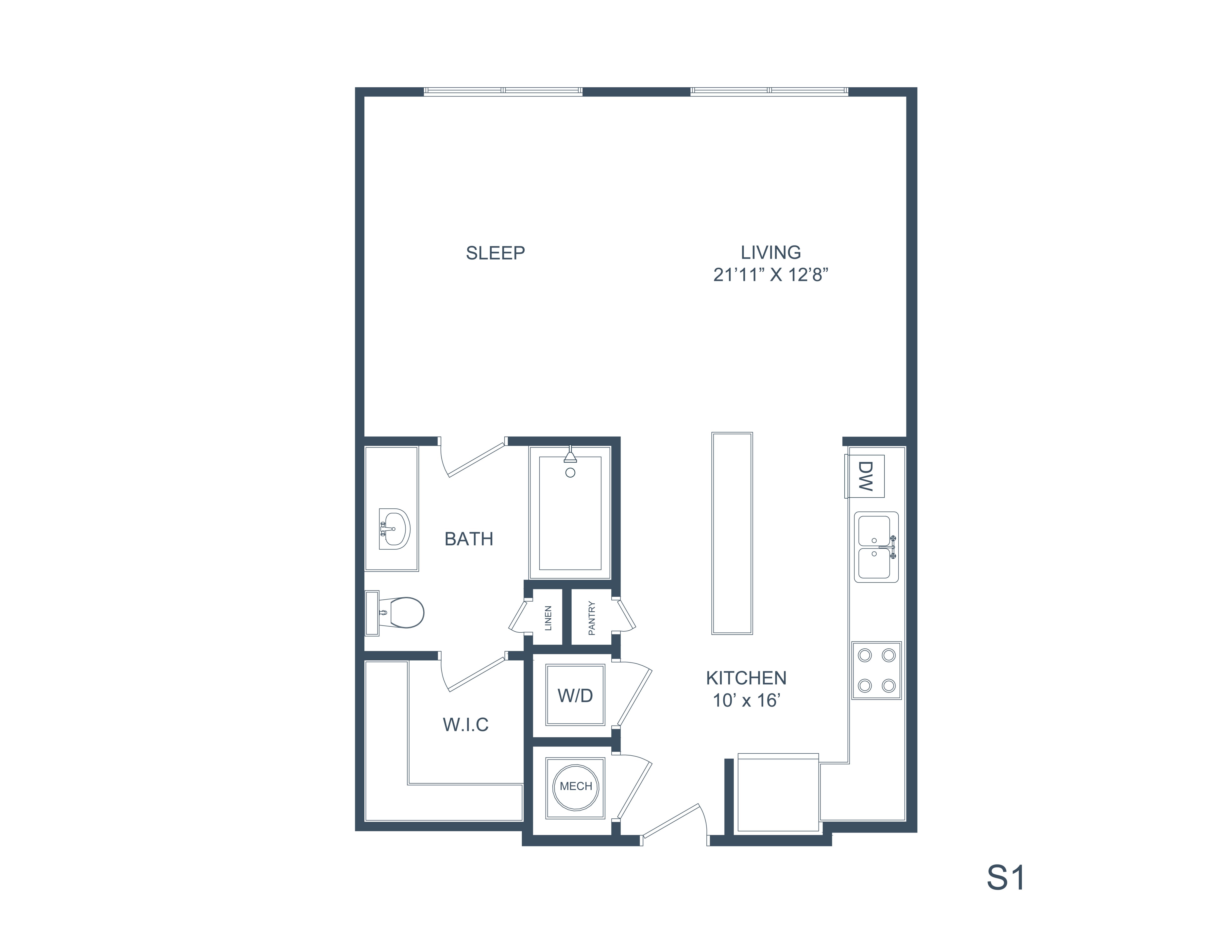 S1 floorplan layout