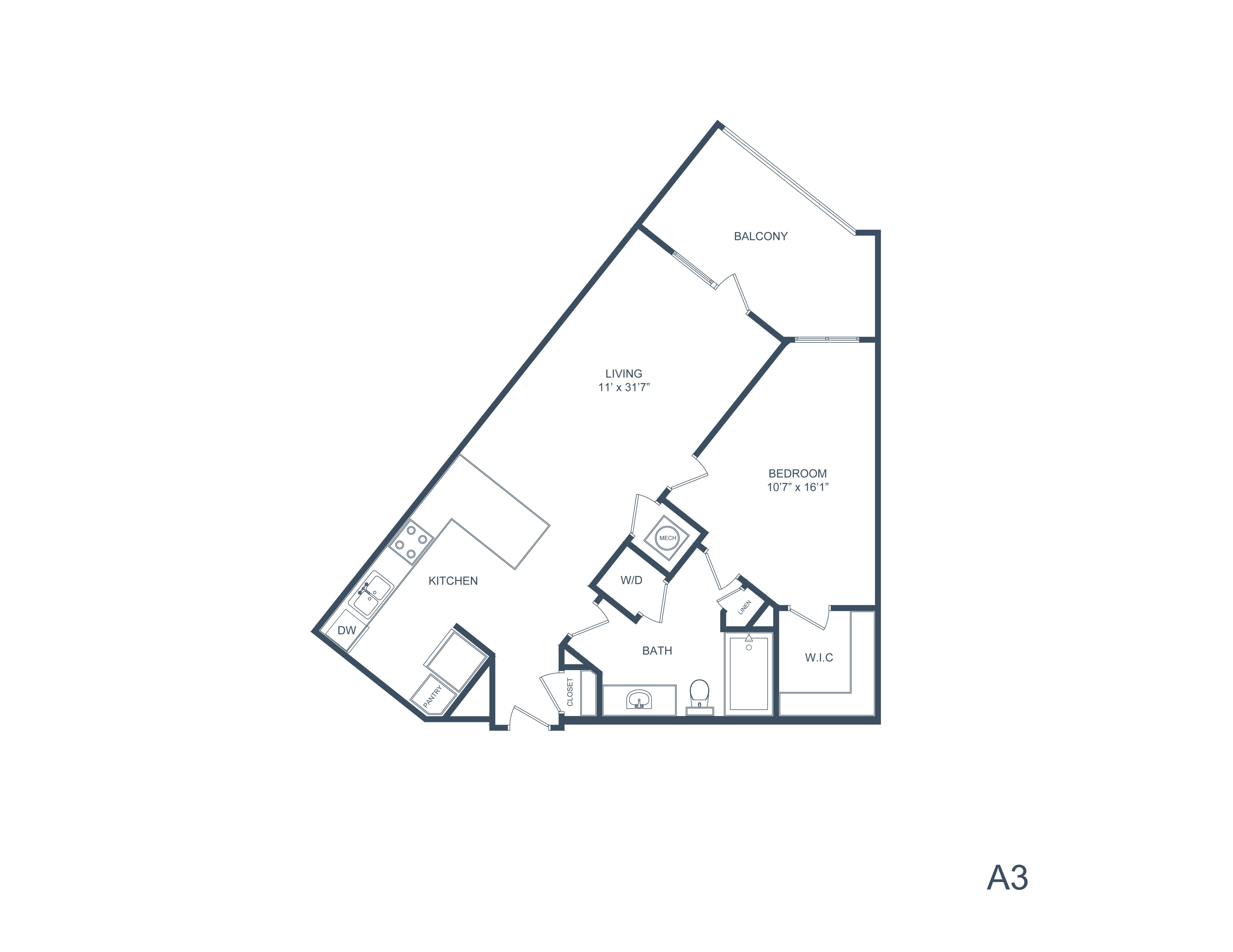 A3 floorplan layout