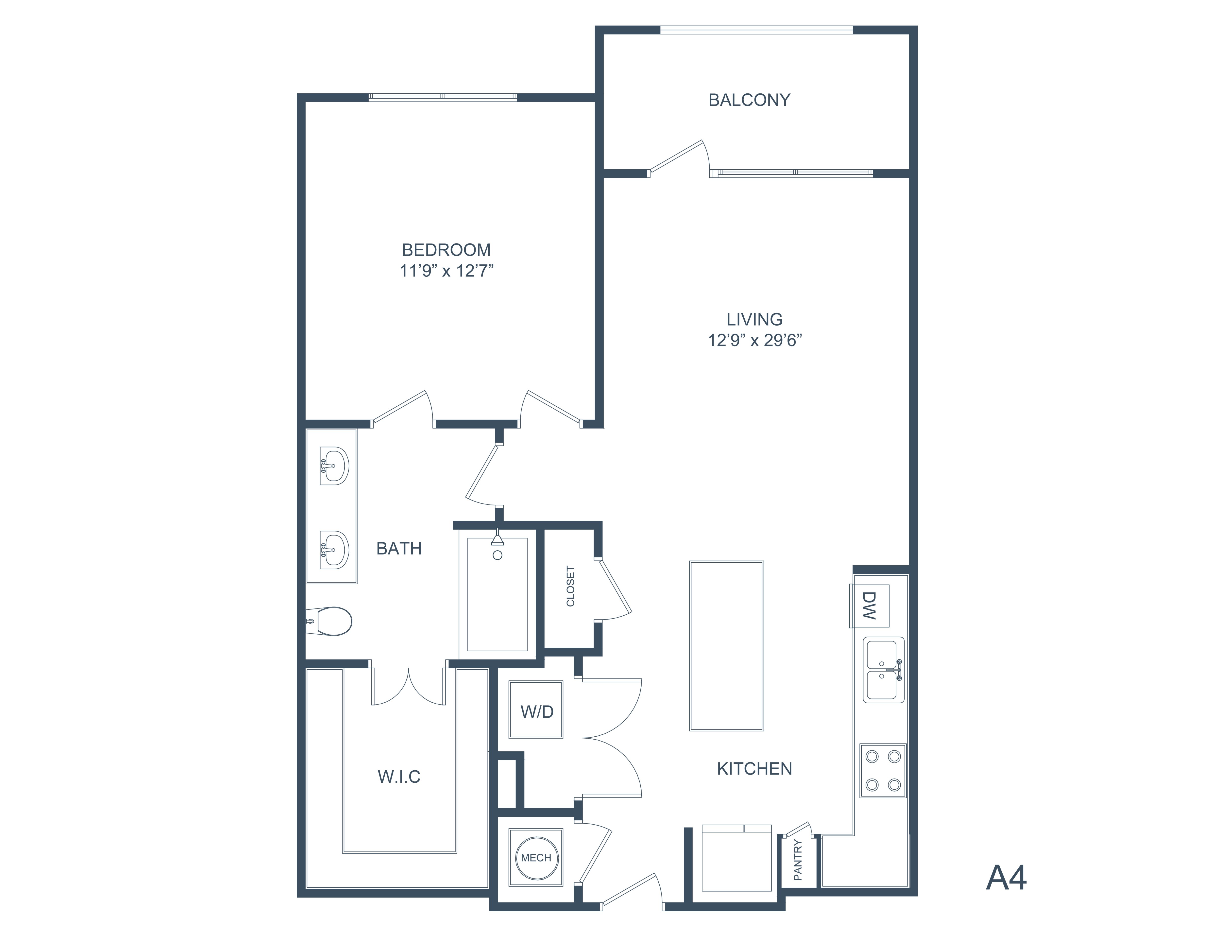 A4 floorplan layout
