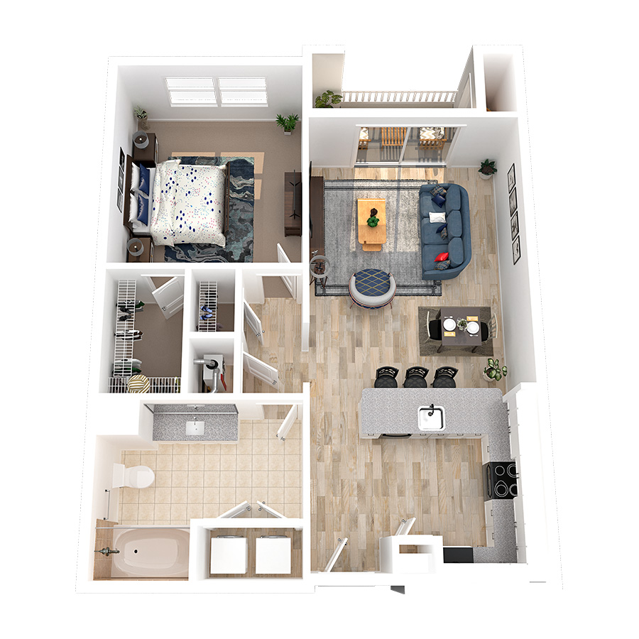 A1R floorplan layout