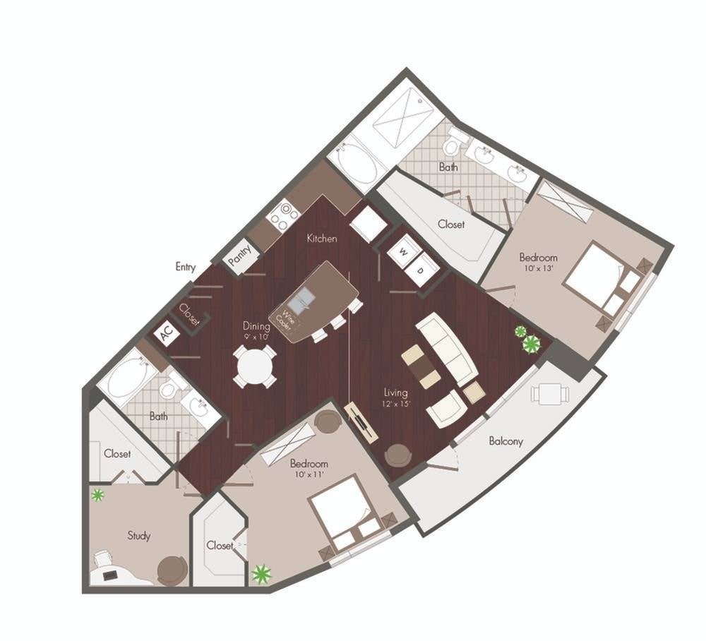 Tyne floorplan layout