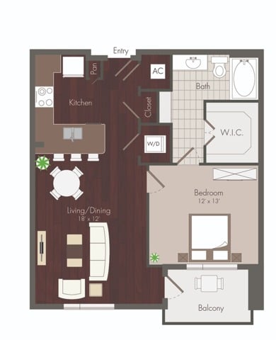 Floyd - Renovated floorplan layout