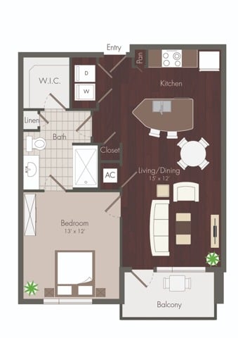 Clyde - Renovated floorplan layout