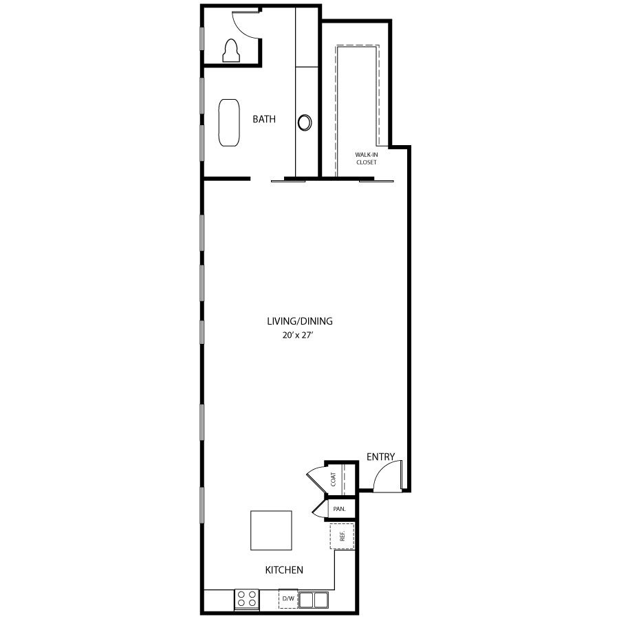 S1A-C-GR - Modern floorplan layout