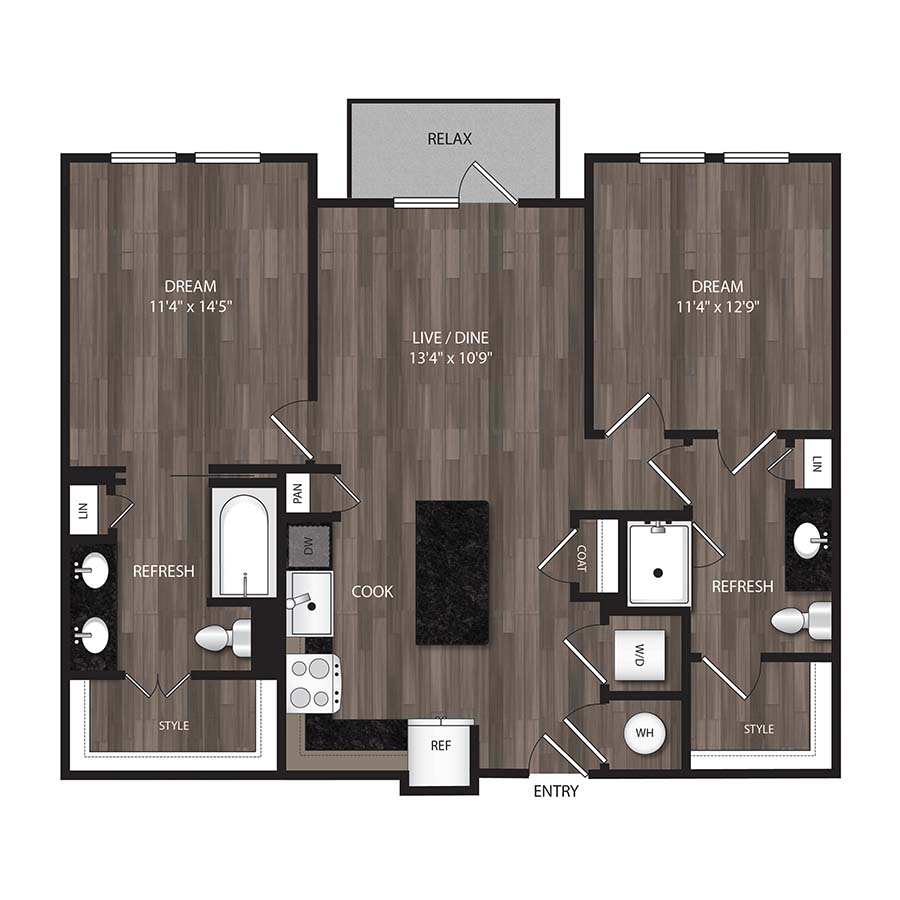 B1.60 floorplan layout