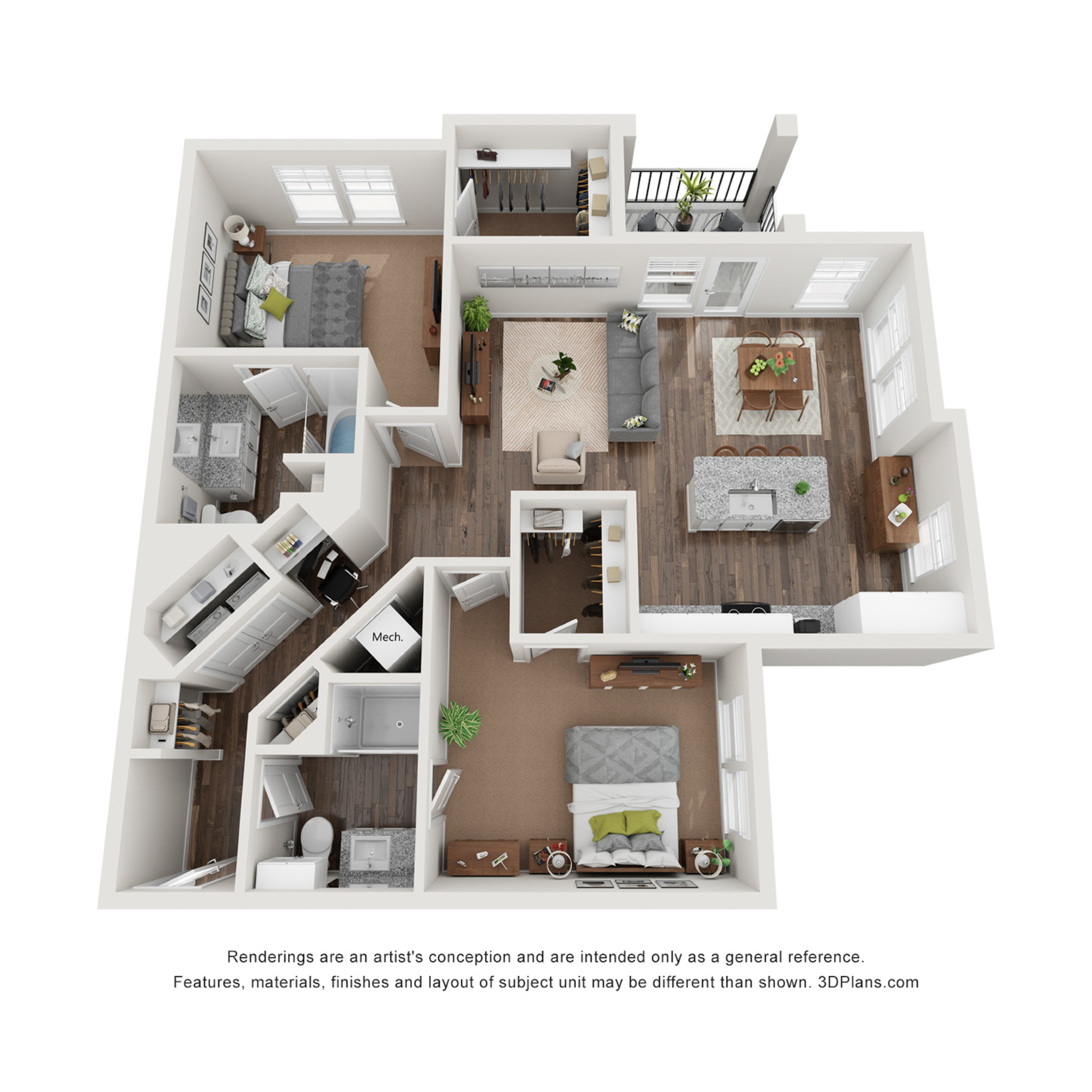 B1 floorplan layout