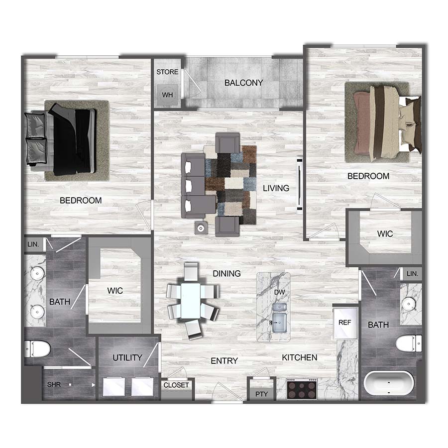 B1 floorplan layout