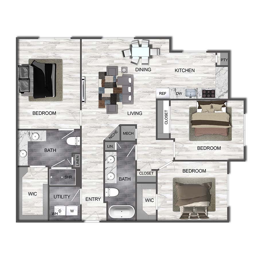 C1 floorplan layout