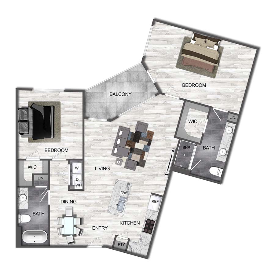 B2 floorplan layout