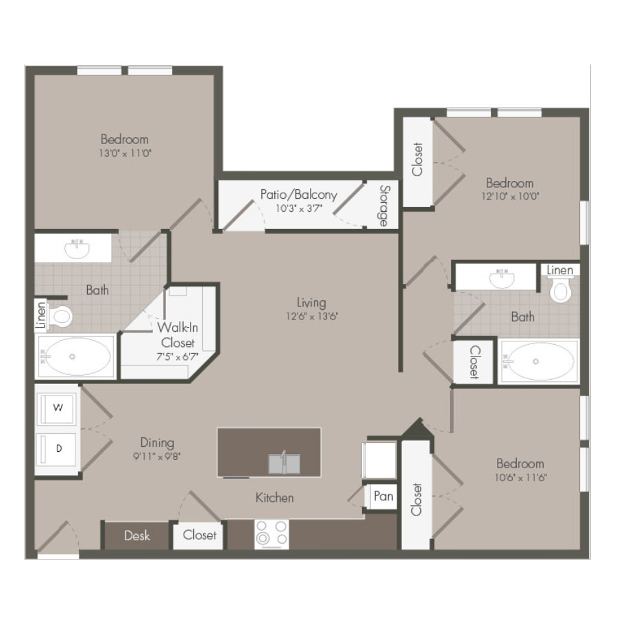 C1 floorplan layout