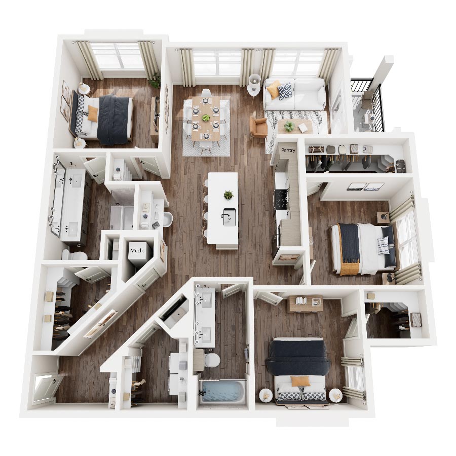 C1 floorplan layout