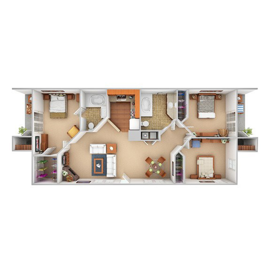 Monastero floorplan layout