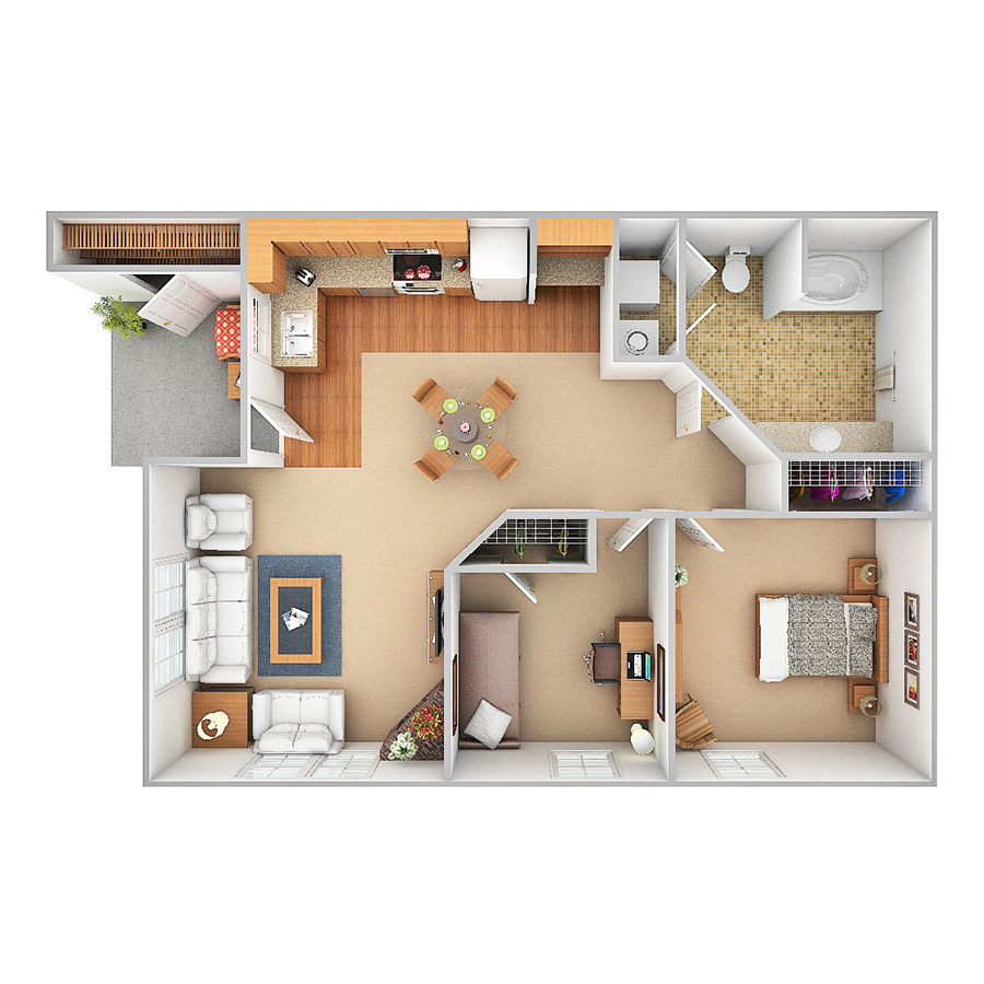 Mercer floorplan layout