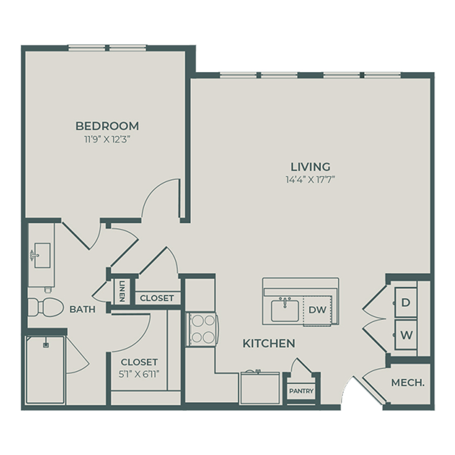 A3-S floorplan layout