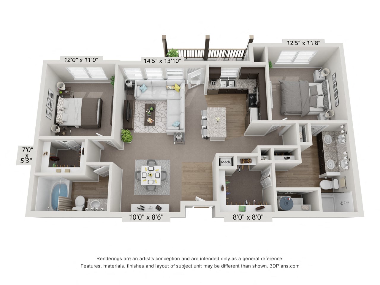 The Venice - D1 floorplan layout