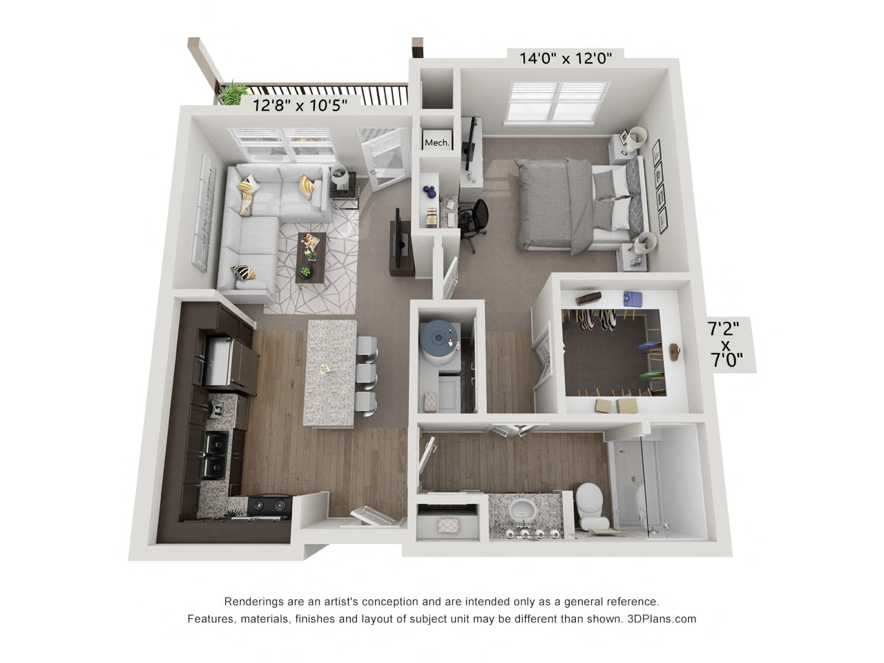 The Verona - A1 floorplan layout