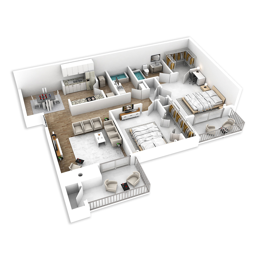 B2 floorplan layout