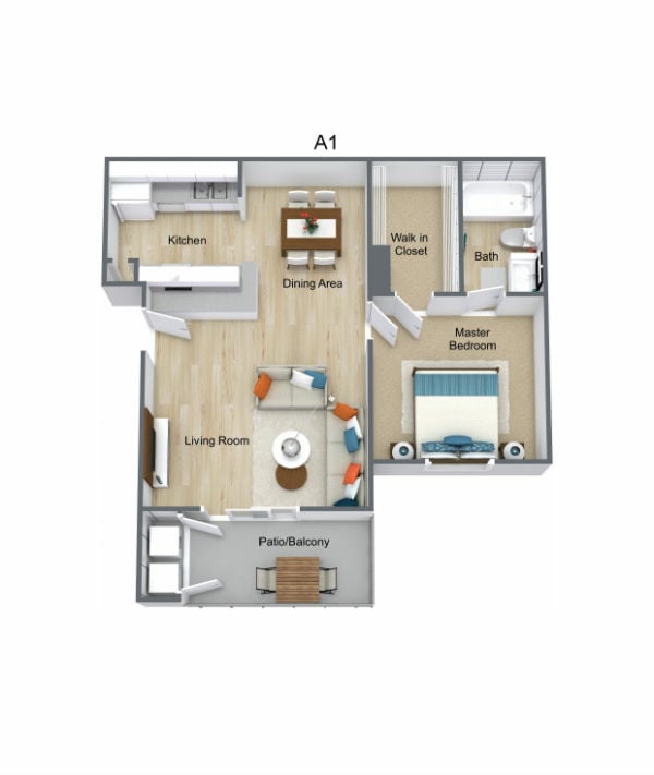 A1 floorplan layout