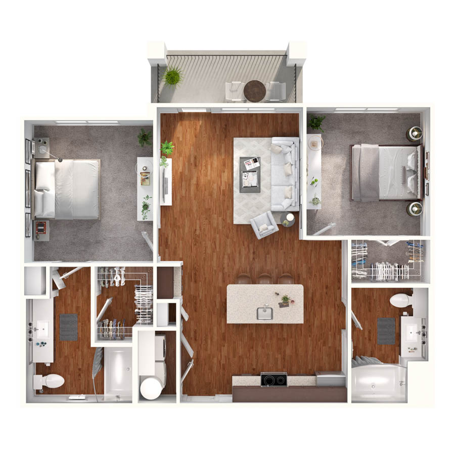 Bronze floorplan layout