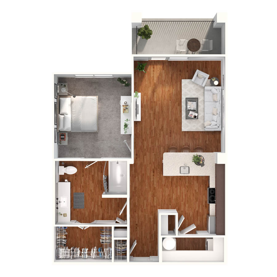 Sandstone floorplan layout